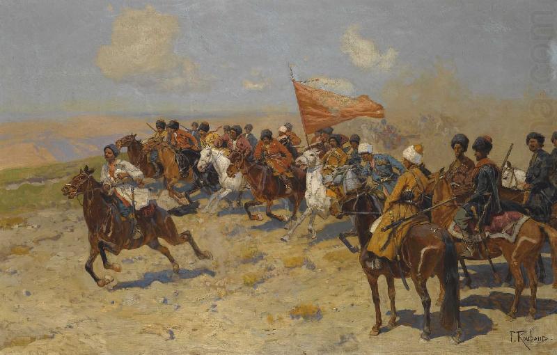 Franz Roubaud The Attack china oil painting image